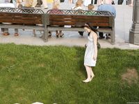 Feet - Maria A -2009-07-24 Barefoot walk in the city