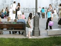 Feet - Maria A -2009-07-24 Barefoot walk in the city