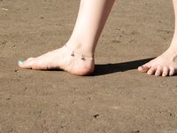Feet - Maria A -2009-07-24 Barefoot walk in the city