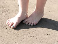 Feet - Maria A -2009-07-24 Barefoot walk in the city