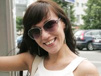 Feet - Marina A - 2012-12-07 Beauty in light summer dress and sunglasses