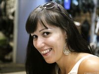 Feet - Marina A - 2012-12-07 Beauty in light summer dress and sunglasses