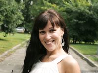 Feet - Marina A - 2012-12-07 Beauty in light summer dress and sunglasses