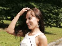 Feet - Marina A - 2012-12-07 Beauty in light summer dress and sunglasses