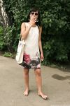 Feet - Marina A - 2012-12-07 Beauty in light summer dress and sunglasses