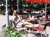 Feet - Marinka - 2007-07-07 Barefoot coquettish girl