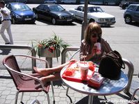 Feet - Marinka - 2007-07-07 Barefoot coquettish girl