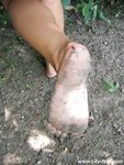Feet - Marinka - 2007-07-07 Barefoot coquettish girl