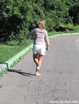 Feet - Marinka - 2007-07-07 Barefoot coquettish girl