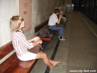 Feet - Marinka - 2007-07-07 Barefoot coquettish girl