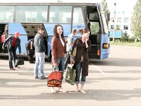 Feet - Marisha + Galya - 2007-07-31 Barefoot trips to Russian towns. Tcheboksary
