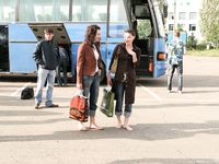 Feet - Marisha + Galya - 2007-07-31 Barefoot trips to Russian towns. Tcheboksary