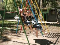 Feet - Marisha + Galya - 2007-07-31 Barefoot trips to Russian towns. Tcheboksary