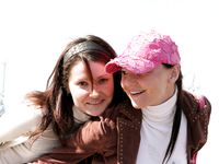 Feet - Marisha + Galya - 2007-07-31 Barefoot trips to Russian towns. Tcheboksary