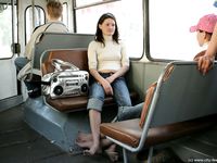 Feet - Marisha + Galya - 2007-07-31 Barefoot trips to Russian towns. Tcheboksary