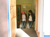 Feet - Marisha + Galya - 2007-07-31 Barefoot trips to Russian towns. Tcheboksary