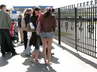 Feet - Marisha + Galya - 2007-07-31 Barefoot trips to Russian towns. Tcheboksary