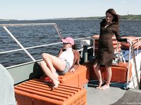 Feet - Marisha + Galya - 2007-07-31 Barefoot trips to Russian towns. Tcheboksary