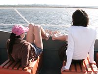 Feet - Marisha + Galya - 2007-07-31 Barefoot trips to Russian towns. Tcheboksary