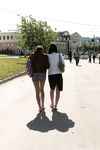 Feet - Marisha + Galya - 2007-07-31 Barefoot trips to Russian towns. Tcheboksary