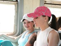 Feet - Marisha + Ksusha - 2007-06-01 Barefoot trips to Russian towns. Serpukhov