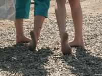 Feet - Marisha + Ksusha - 2007-06-01 Barefoot trips to Russian towns. Serpukhov