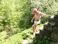 Feet - Marisha + Ksusha - 2007-06-01 Barefoot trips to Russian towns. Serpukhov