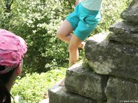 Feet - Marisha + Ksusha - 2007-06-01 Barefoot trips to Russian towns. Serpukhov