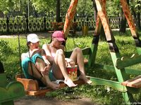 Feet - Marisha + Ksusha - 2007-06-01 Barefoot trips to Russian towns. Serpukhov