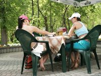 Feet - Marisha + Ksusha - 2007-06-01 Barefoot trips to Russian towns. Serpukhov