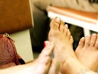 Feet - Marisha + Ksusha - 2007-06-01 Barefoot trips to Russian towns. Serpukhov