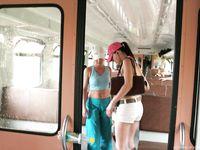 Feet - Marisha + Ksusha - 2007-06-01 Barefoot trips to Russian towns. Serpukhov