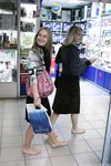 Feet - Mila + Alenka - 2005-09-26 Buying a video camera