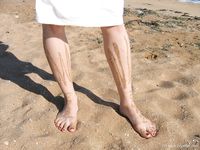 Feet - Mila + Alenka - 2005-11-27 Barefoot voyage to Feodosia