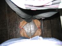 Feet - Mila + Alenka - 2005-11-27 Barefoot voyage to Feodosia