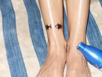 Feet - Mila + Toma - 2006-04-29 Dirty feet in Goa