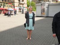 Feet - Milana - 2016-05-27 Barefoot shopping day