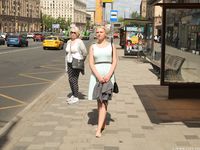 Feet - Milana - 2016-05-27 Barefoot shopping day