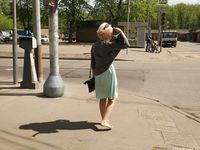 Feet - Milana - 2016-05-27 Barefoot shopping day