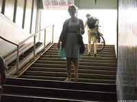 Feet - Milana - 2016-05-27 Barefoot shopping day