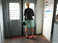 Feet - Milana - 2016-05-27 Barefoot shopping day