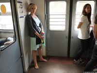 Feet - Milana - 2016-05-27 Barefoot shopping day