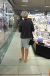 Feet - Milana - 2016-05-27 Barefoot shopping day
