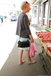 Feet - Milana - 2016-05-27 Barefoot shopping day