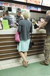 Feet - Milana - 2016-05-27 Barefoot shopping day