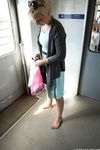 Feet - Milana - 2016-05-27 Barefoot shopping day