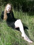 Feet - Nastya - 2003-10-15 A cemetery of used cars & deep in a wild forest with dirty soles