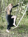 Feet - Nastya - 2003-10-15 A cemetery of used cars & deep in a wild forest with dirty soles