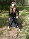 Feet - Nastya - 2003-10-15 A cemetery of used cars & deep in a wild forest with dirty soles
