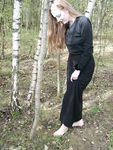 Feet - Nastya - 2003-10-15 A cemetery of used cars & deep in a wild forest with dirty soles